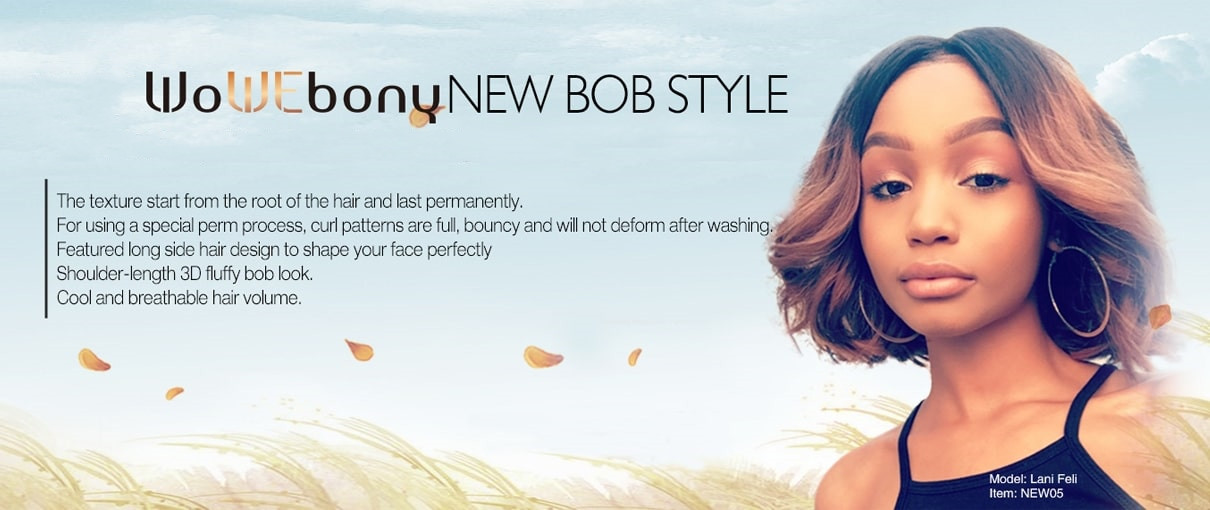 WoWEbony Bob Style Wigs WoWEbony Bob Style Wigs