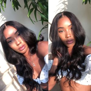  WoWEbony Remy Hair Wavy  Invisible HD Lace Front Wigs [HDW06]