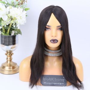 Same Day Shipping Luxury Brazilian Virgin Hair Natural Color 18inches 150% Density Double Drawn 8X8 With 4X4 Silk Base Human Hair Topper/Wiglet[WTP21]