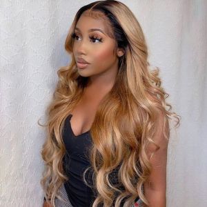  WowEbony Invisible HD Transparent Lace Front Wigs Single Knots, 150% Density,Silky Straight [HDW01]