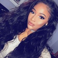 natural wave human hair full lace wigs
