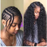 WoWEbony Affordable Human Hair Curly Easy Thin V Part or U Part Wigs [UPT11]