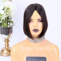 Same Day Shipping Luxury Brazilian Virgin Hair Natural Color Double Drawn 8inches 130% Density 5x6 With 4X4 Silk Base Human Hair Topper/Wiglet[WTP23]