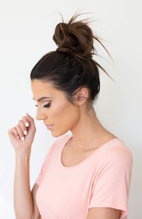 Messy Bun for Medium Hair