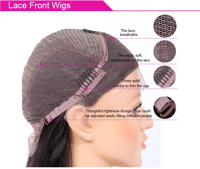 lace front wigs cap