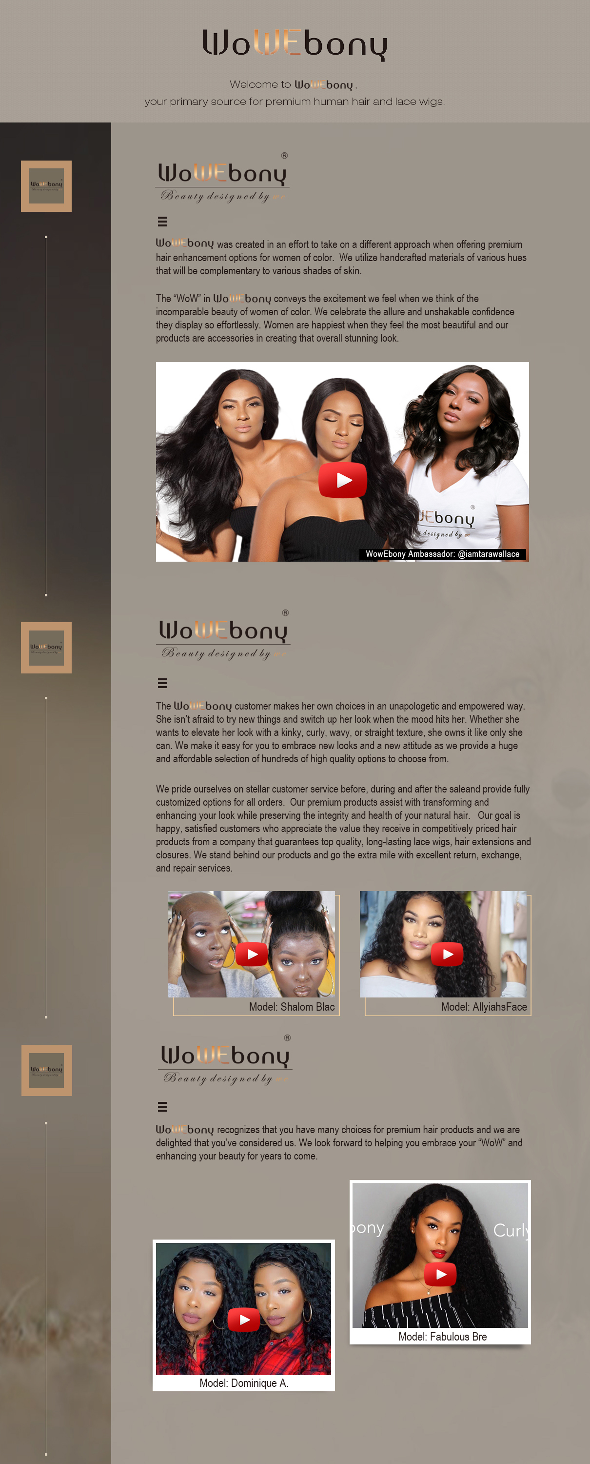 WoWEbony Brand Story